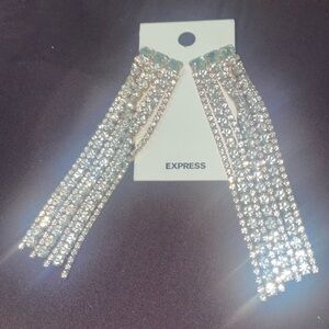 Express Swarovski handelier earrings
